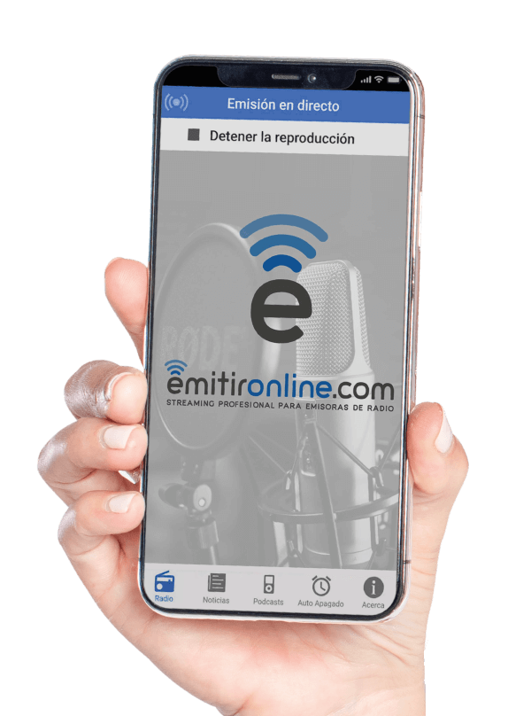 Matemáticas Estructuralmente recurso renovable Aplicaciones Android y iOS - EMITIRONLINE.COM - Streaming profesional para  emisoras de radio