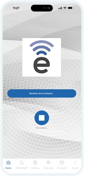 Nuevo diseño app Android y iOS para emisoras de radio de EmitirOnline.com